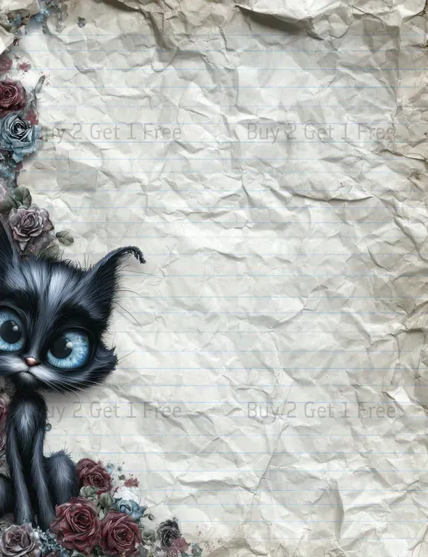 Alice In Gothic World Plain Papers