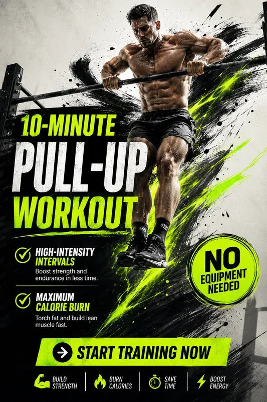 Dynamic Fitness Home Workout Poster Art