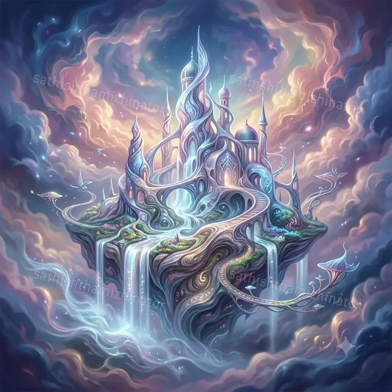 Ethereal Fluid Fantasy Art
