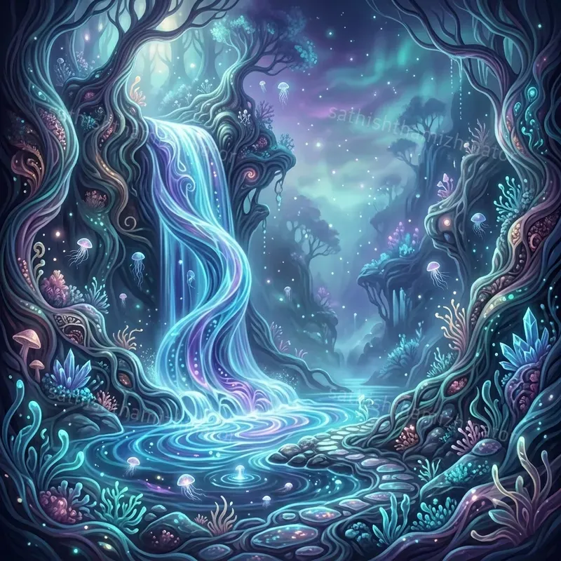 Ethereal Fluid Fantasy Art