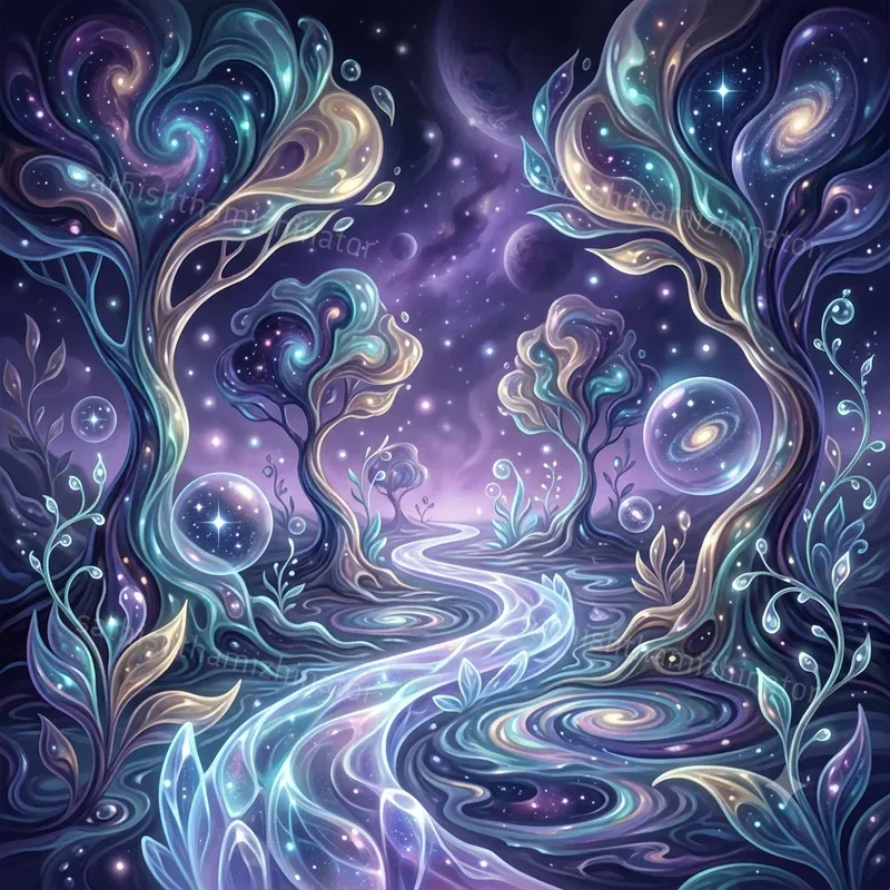 Ethereal Fluid Fantasy Art