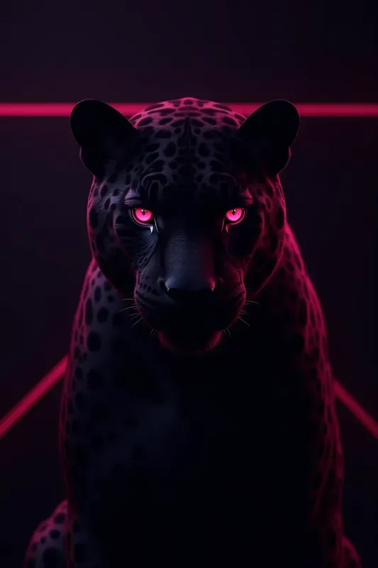 Neon Noir Dark Animal Wallpapers