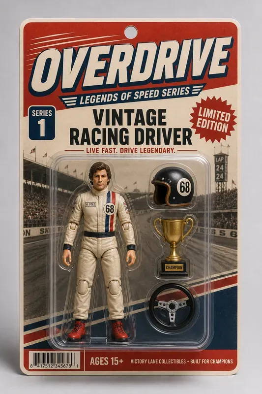 Collectible Action Figure Packaging Kits