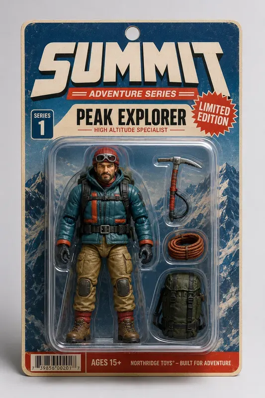 Collectible Action Figure Packaging Kits