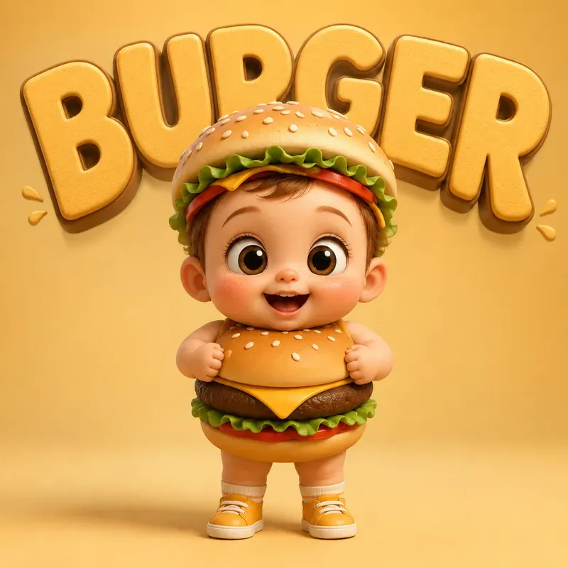 Cute Food Baby Mascots
