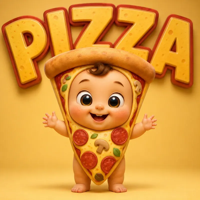 Cute Food Baby Mascots