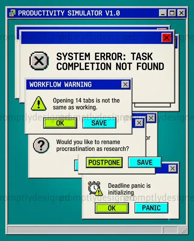 Retro Popup Humor