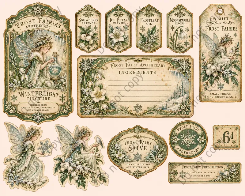 Fairy Apothecary Ephemera Sheets