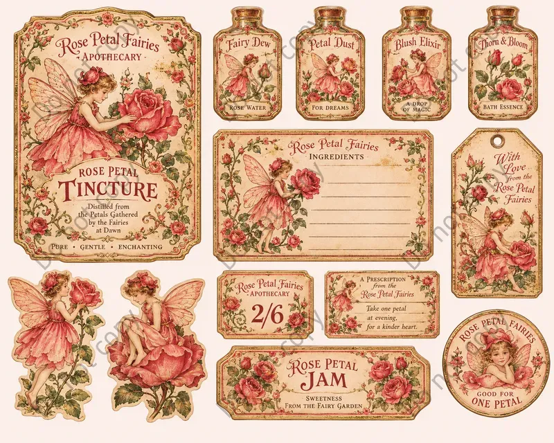 Fairy Apothecary Ephemera Sheets