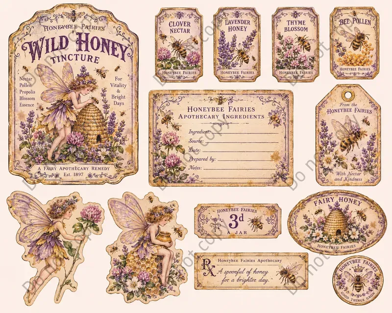 Fairy Apothecary Ephemera Sheets