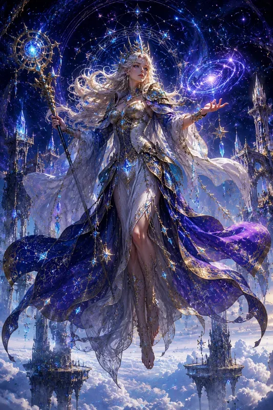 Cinematic Fantasy Warrior Character Art