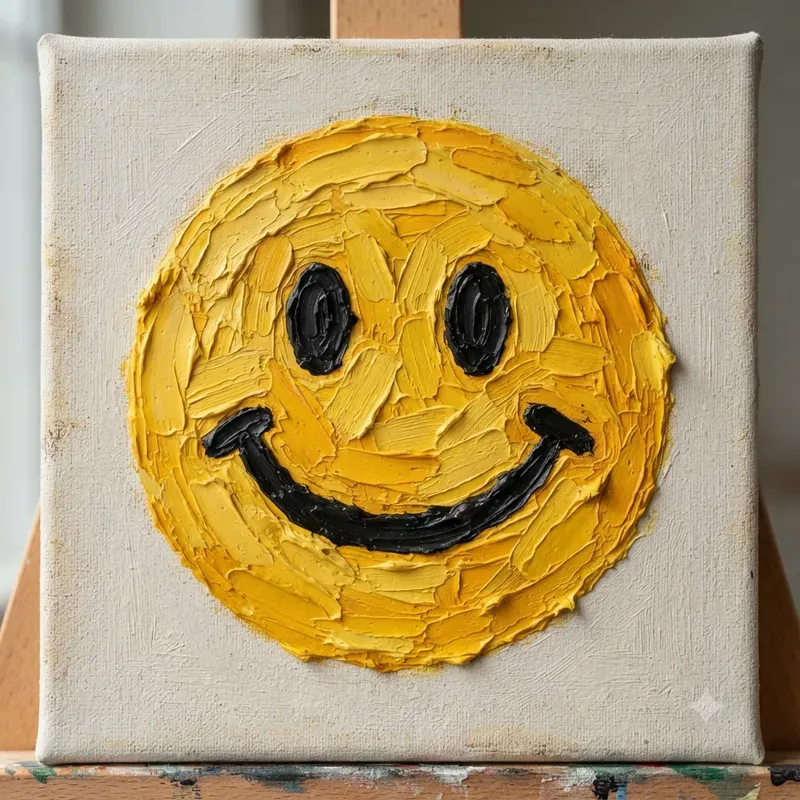 Oil Painting Emoji Portrait Collections