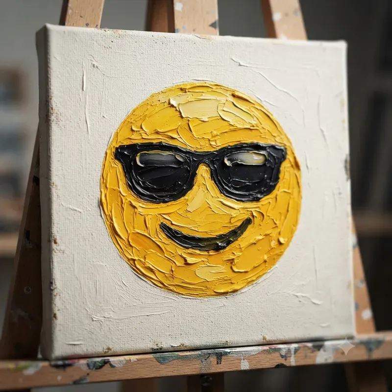 Oil Painting Emoji Portrait Collections