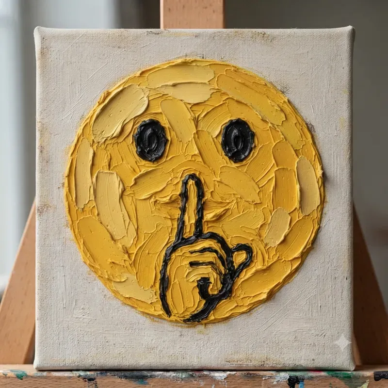 Oil Painting Emoji Portrait Collections