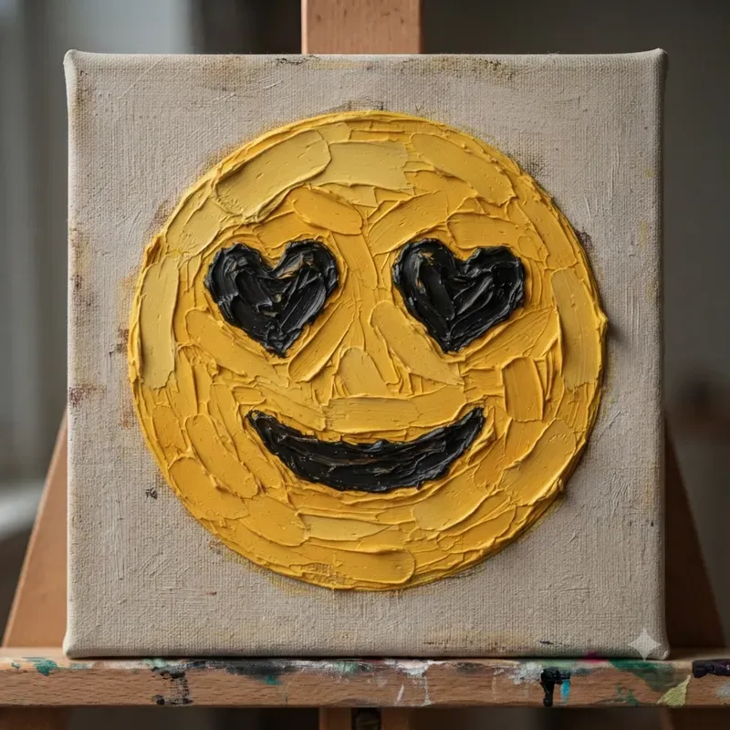 Oil Painting Emoji Portrait Collections