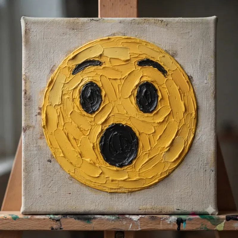 Oil Painting Emoji Portrait Collections