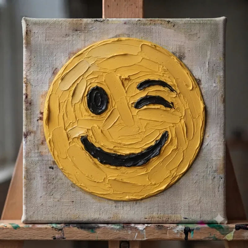 Oil Painting Emoji Portrait Collections