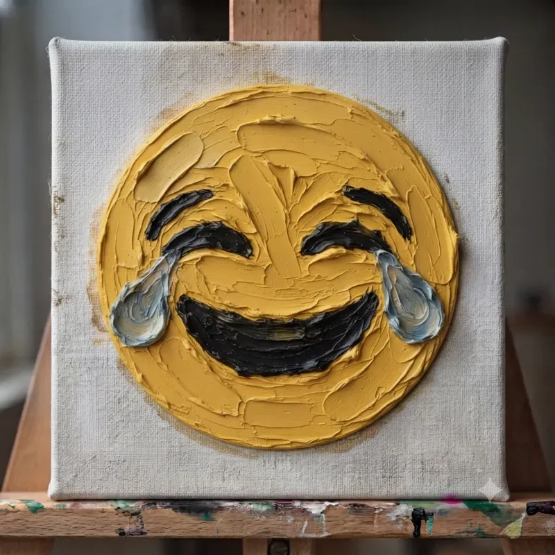 Oil Painting Emoji Portrait Collections