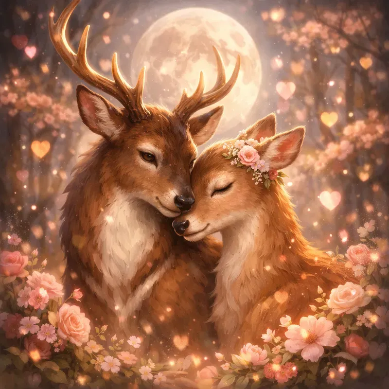 Romantic Fantasy Couples Art