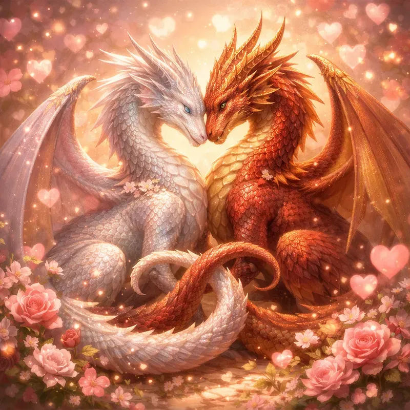 Romantic Fantasy Couples Art