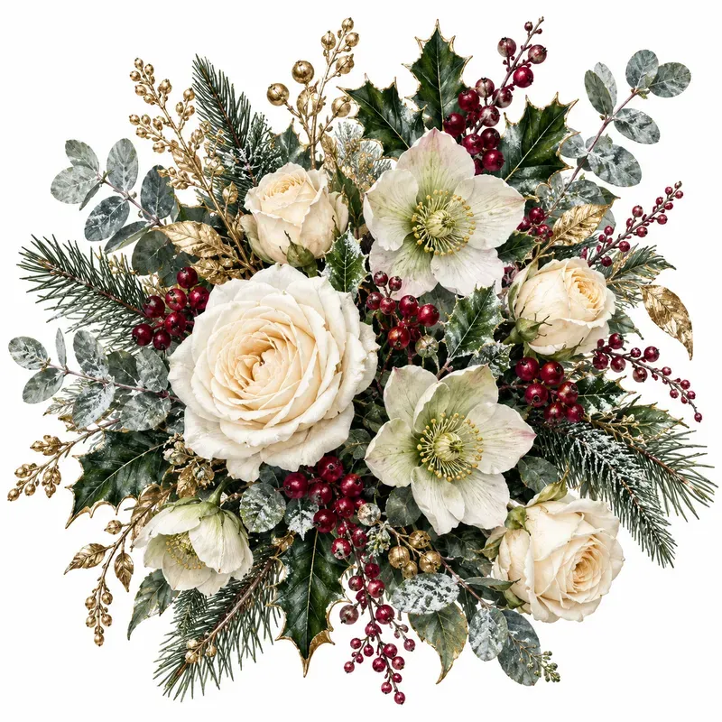 Victorian Botanical Clipart Generator