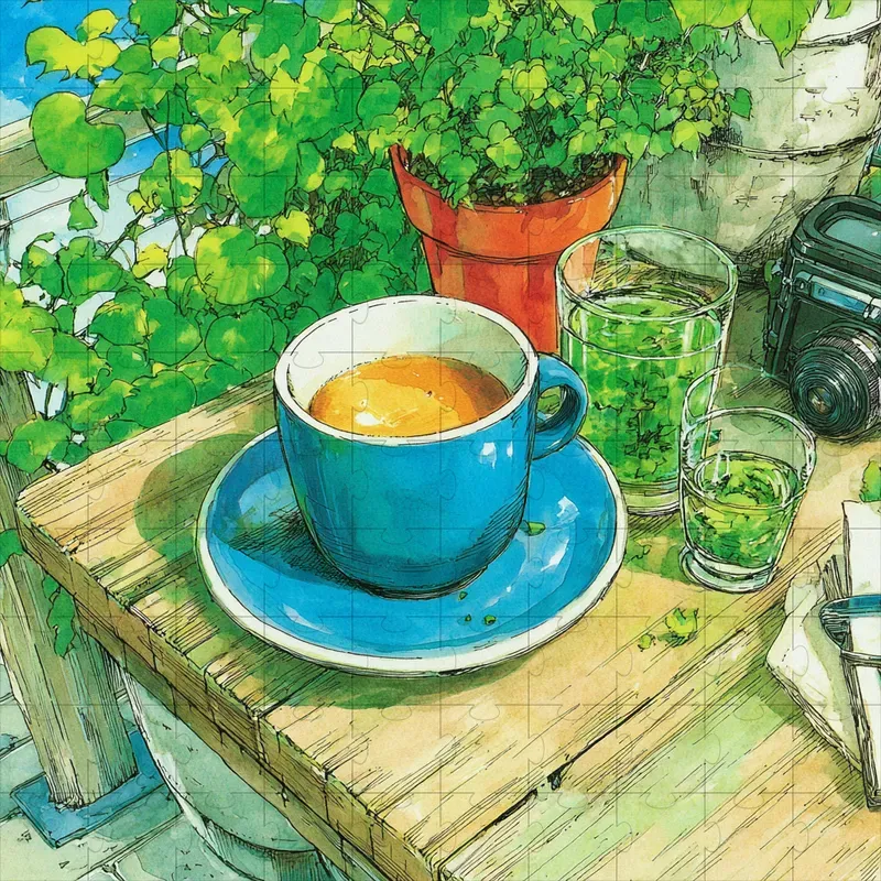 Watercolor Ink Manga Vivid Natures