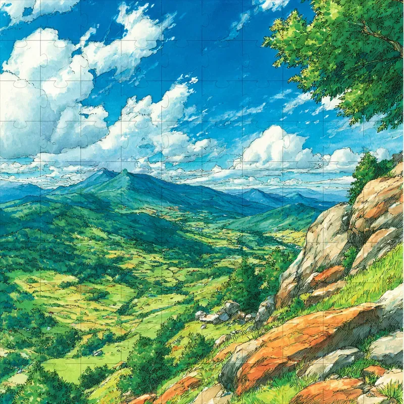 Watercolor Ink Manga Vivid Natures