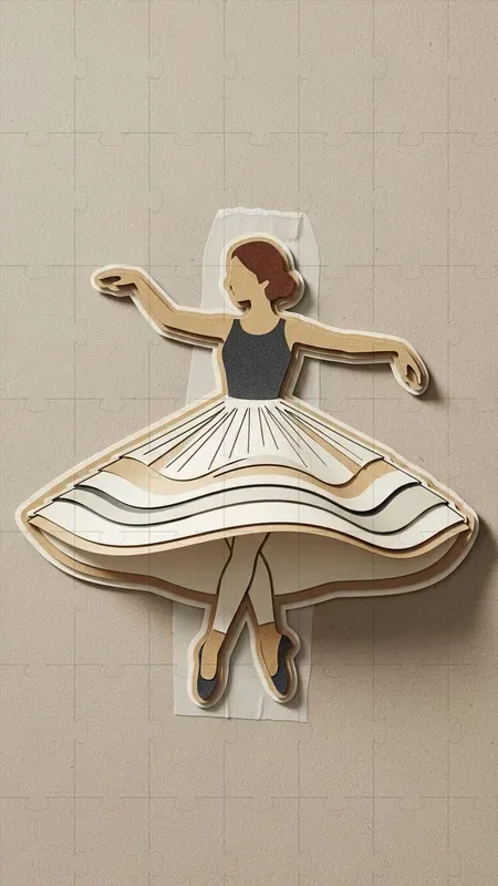 Paper Cutout Dynamic Characters