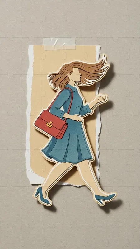 Paper Cutout Dynamic Characters