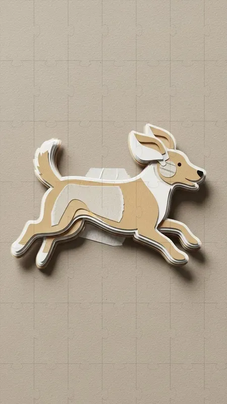 Paper Cutout Dynamic Characters