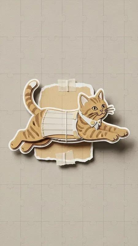 Paper Cutout Dynamic Characters