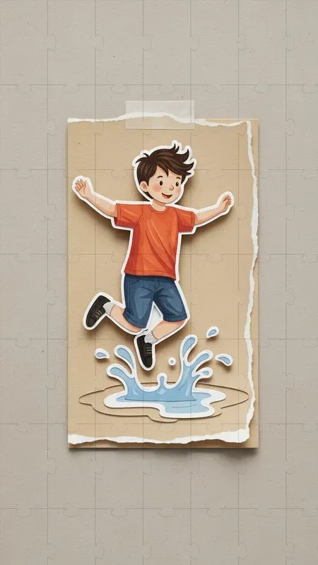Paper Cutout Dynamic Characters