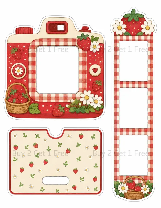 Camera Photo Slider Ephemera Sheets