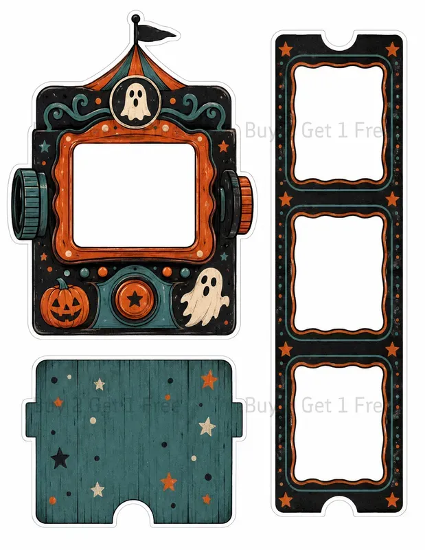 Camera Photo Slider Ephemera Sheets