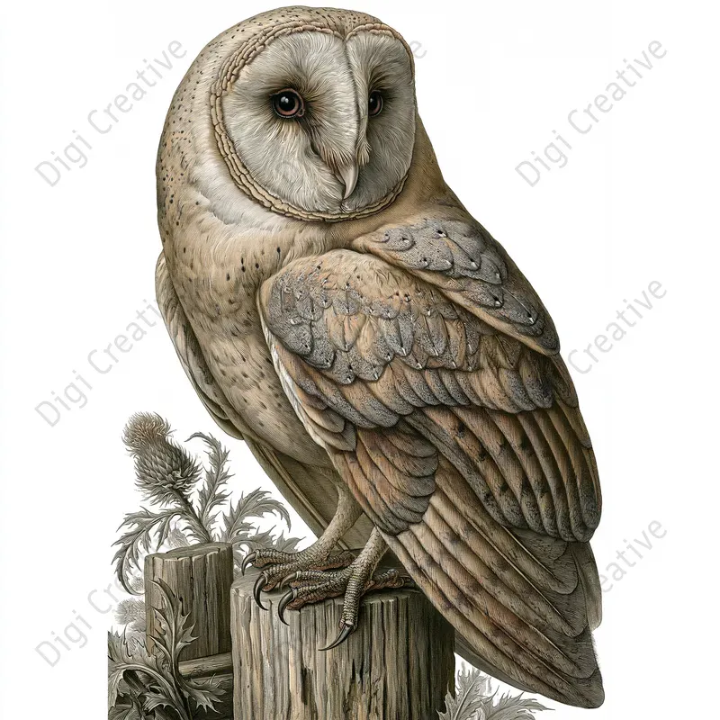 Vintage Naturalist Wildlife Plate Art