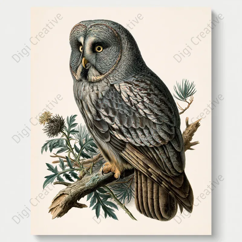 Vintage Naturalist Wildlife Plate Art