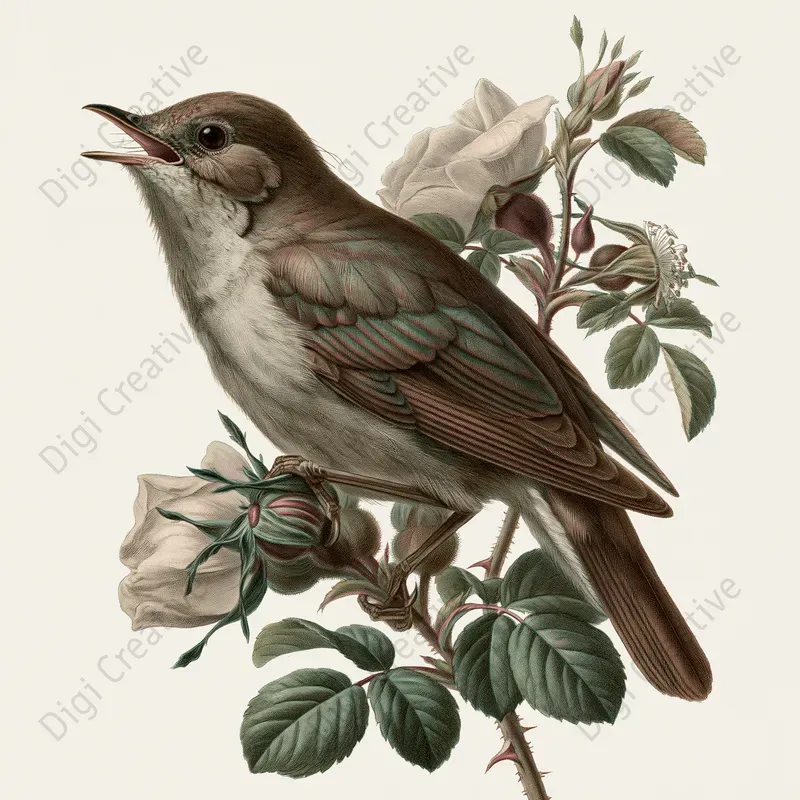 Vintage Naturalist Wildlife Plate Art