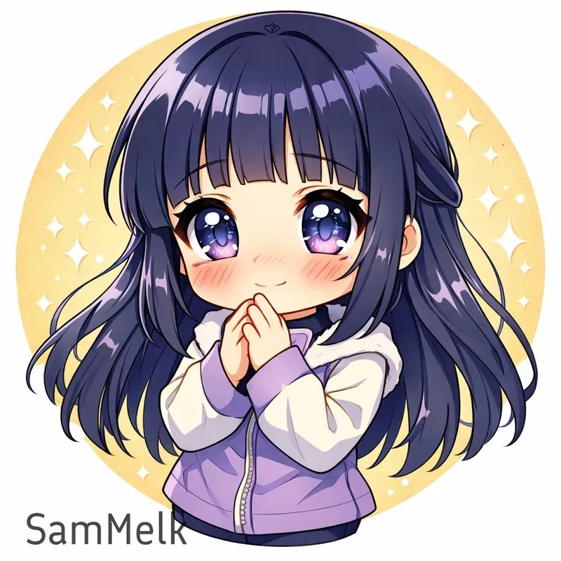 Cute Glossy Chibi Characters