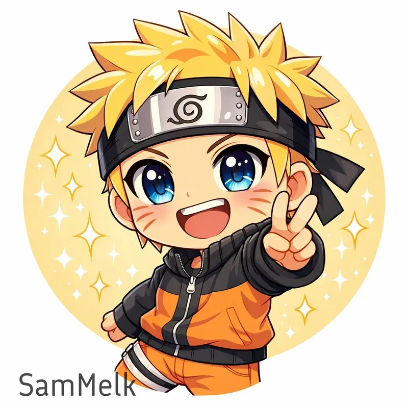 Cute Glossy Chibi Characters