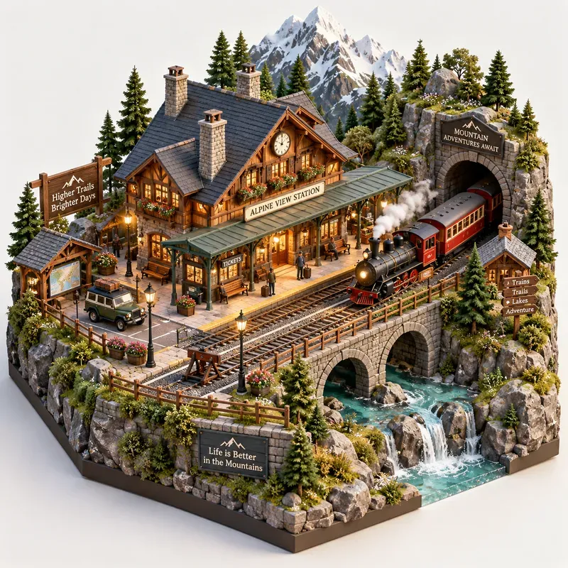 Isometric Miniature Worlds