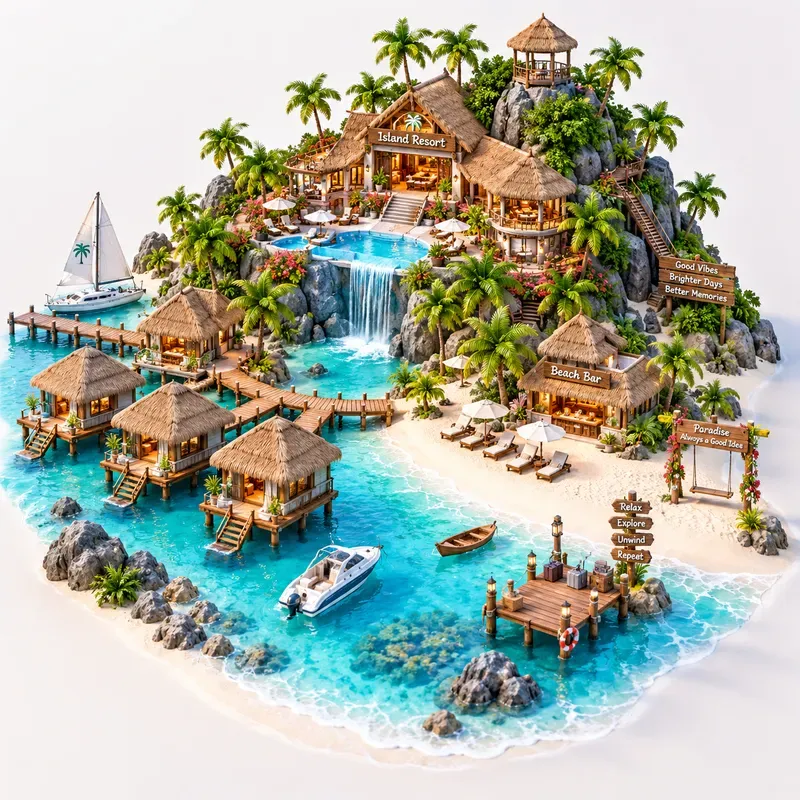 Isometric Miniature Worlds