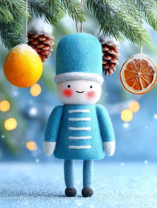 Cozy Knitted Christmas Ornaments