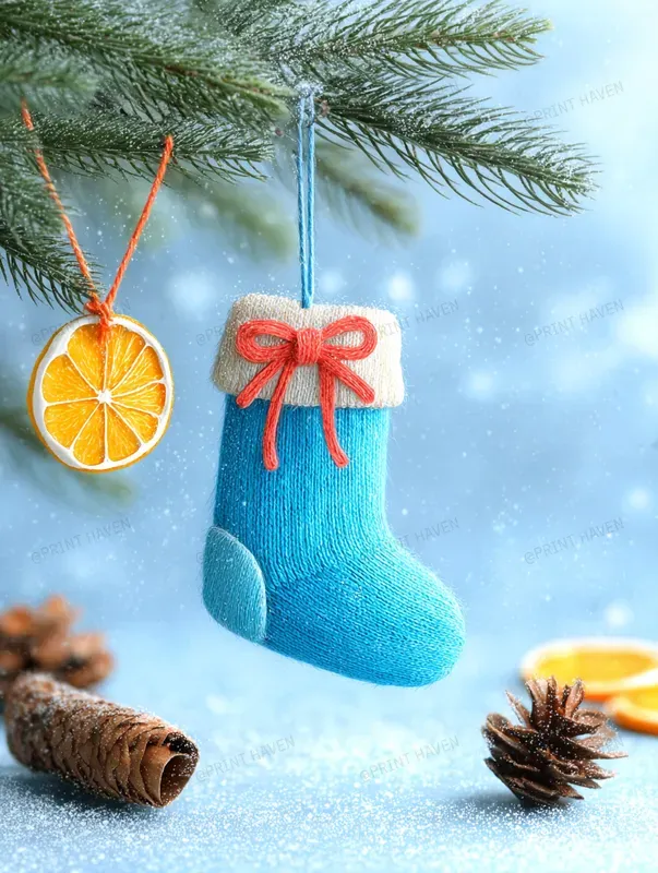 Cozy Knitted Christmas Ornaments