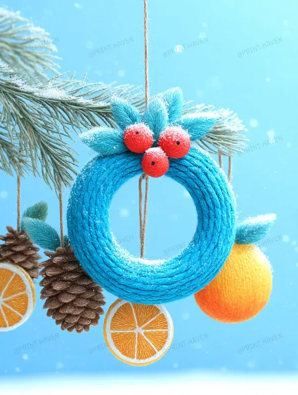 Cozy Knitted Christmas Ornaments