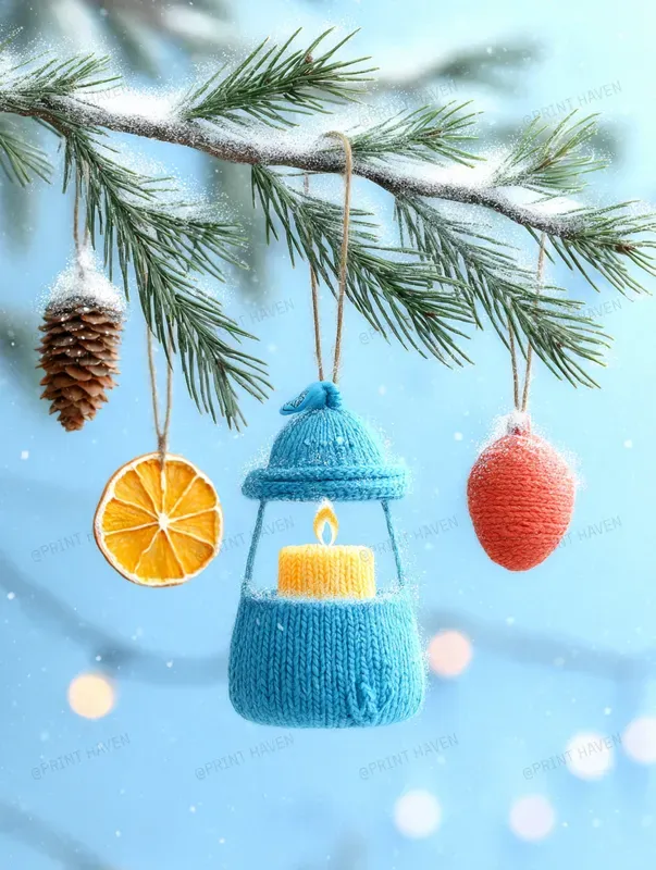 Cozy Knitted Christmas Ornaments