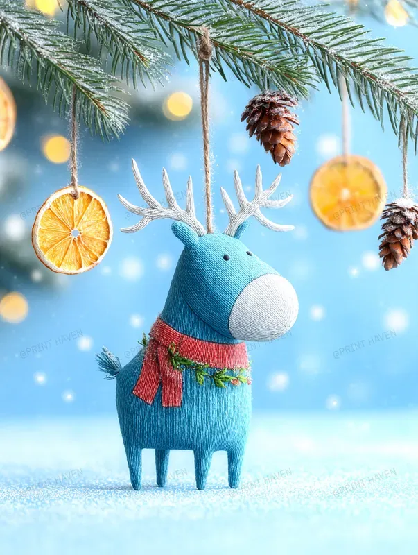 Cozy Knitted Christmas Ornaments