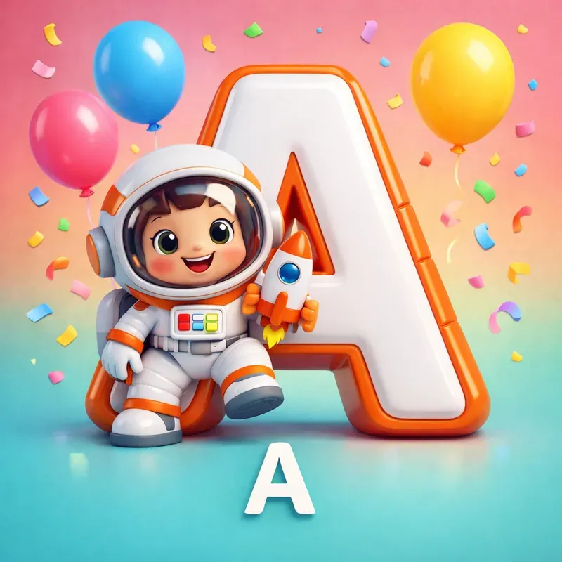 3D Cute Alphabet Character Creators