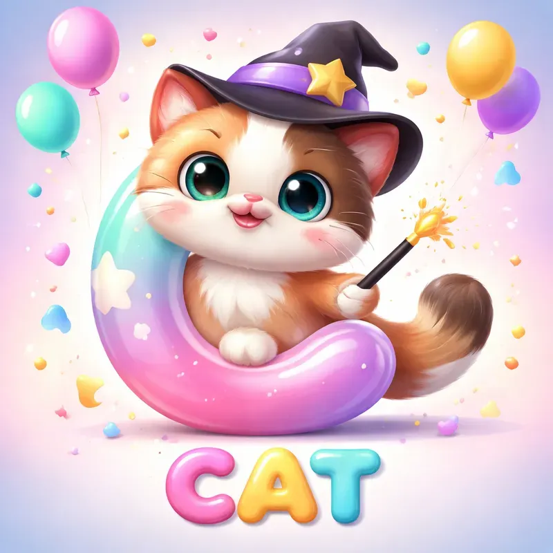 3D Cute Alphabet Character Creators