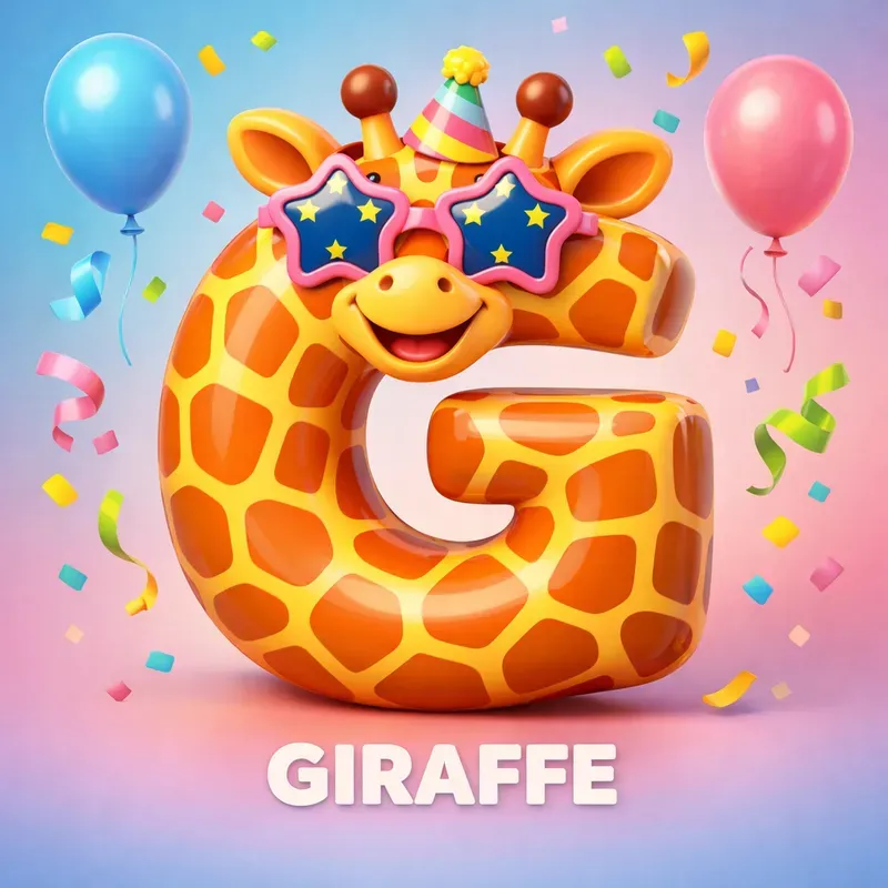 3D Cute Alphabet Character Creators