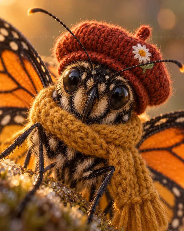 Cozy Macro Insect Portraits